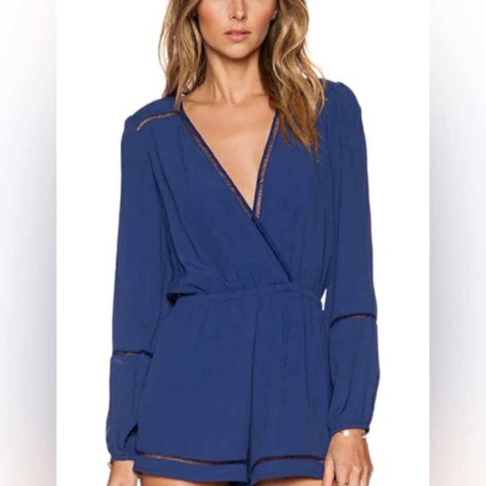 Lovers + Friends Oceanview Long Sleeve Mini Dress